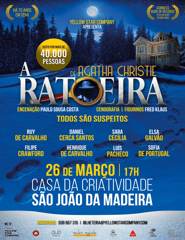 , Abertura Festival de Teatro . A Ratoeira