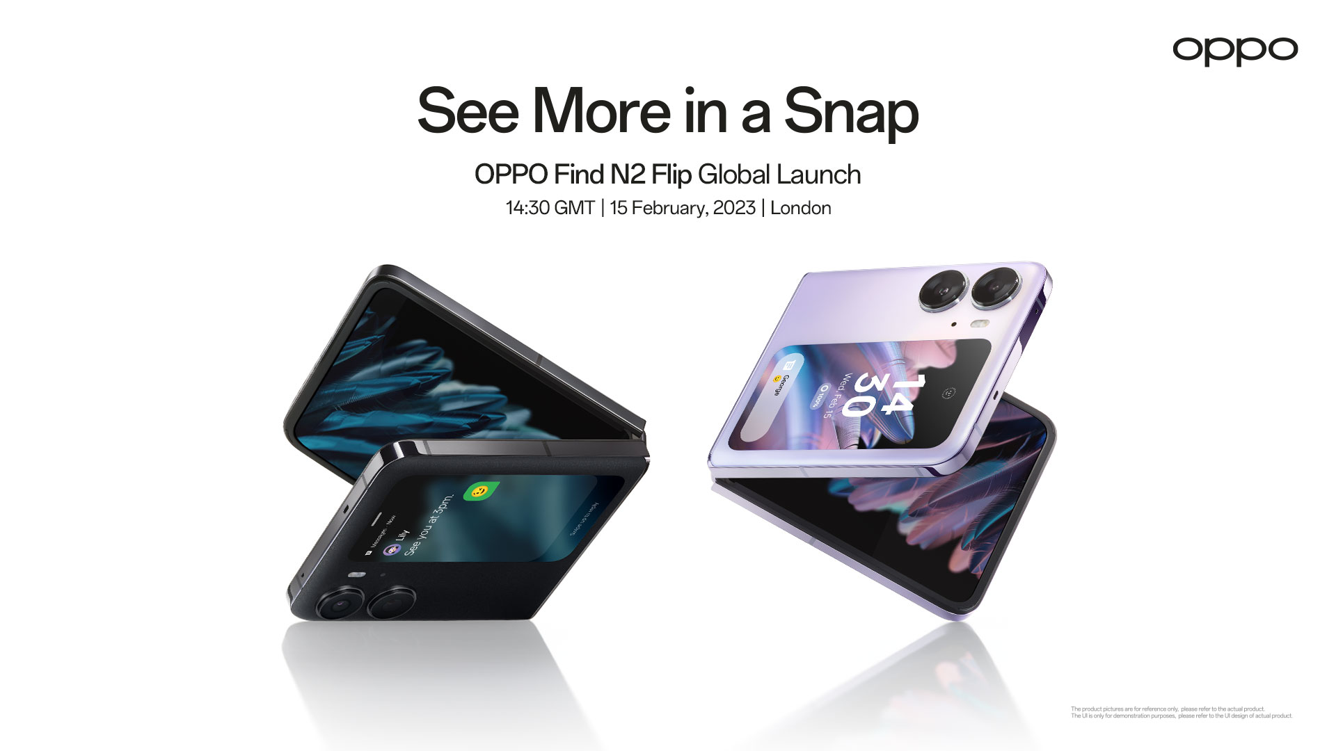 oppo, OPPO lança o seu novo telemóvel Find N2 Flip no dia 15 de fevereiro
