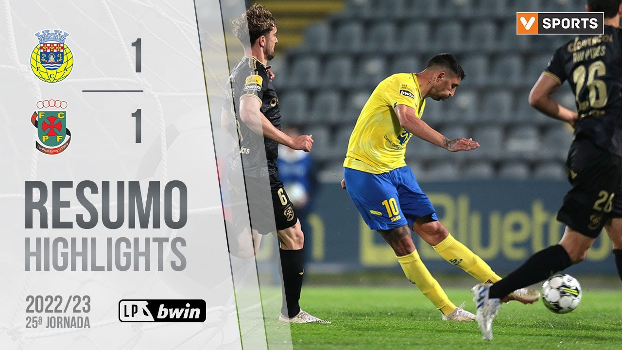 Highlights | Resumo: FC Arouca 1-1 Paços de Ferreira (Liga 22/23 #25)