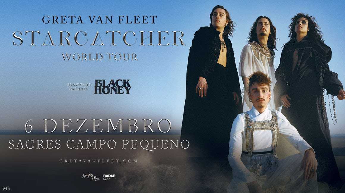 Greta Van Fleet actuam no Sagres Campo Pequeno a 6 de Dezembro