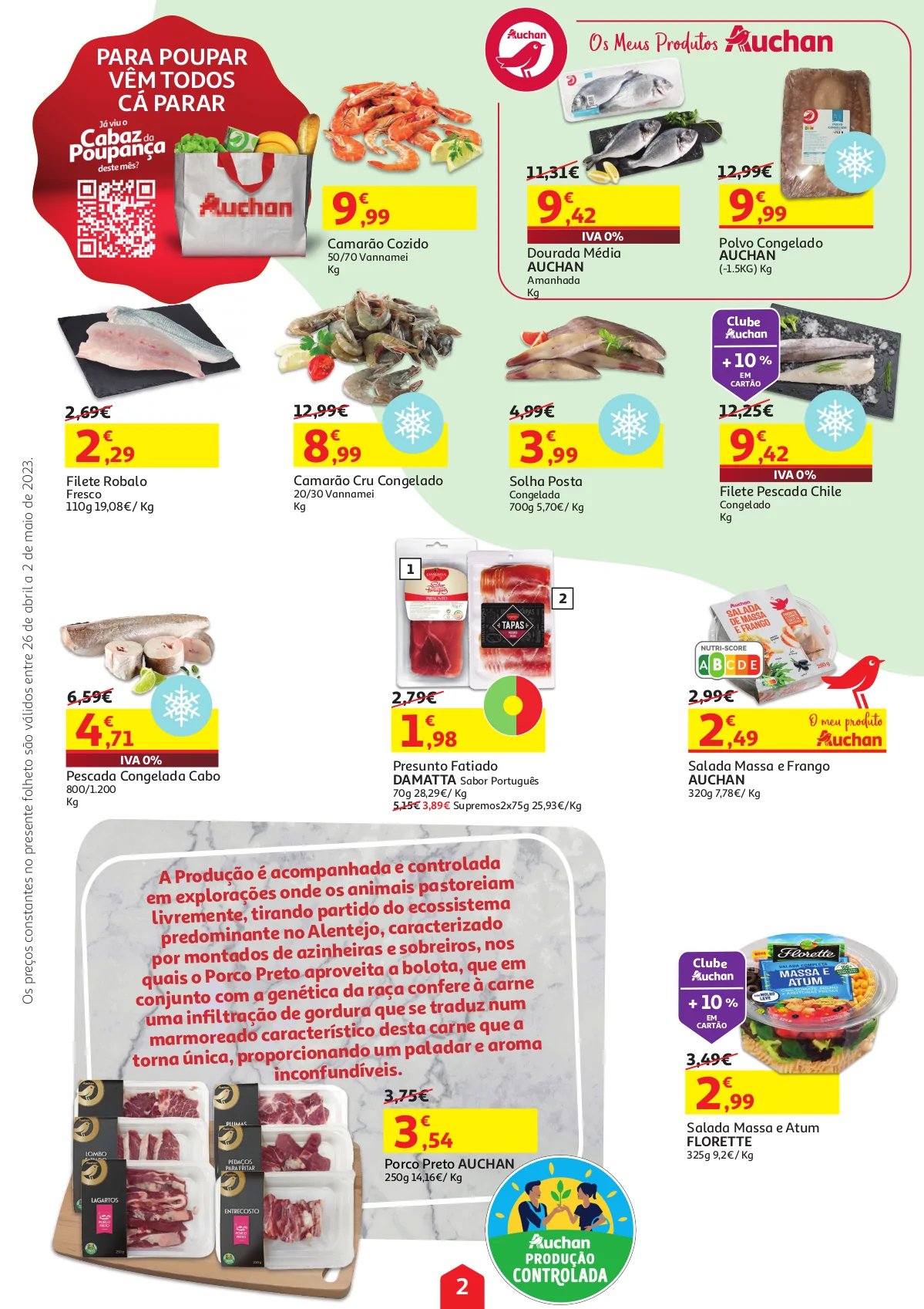Folheto Auchan: Promo&ccedil;&otilde;es imperd&iacute;veis de 26 abril a 2 maio 2023
