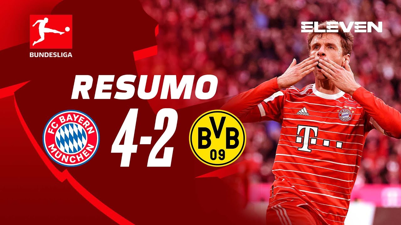 Resumo | Bayern 4-2 Dortmund | Bundesliga 22/23