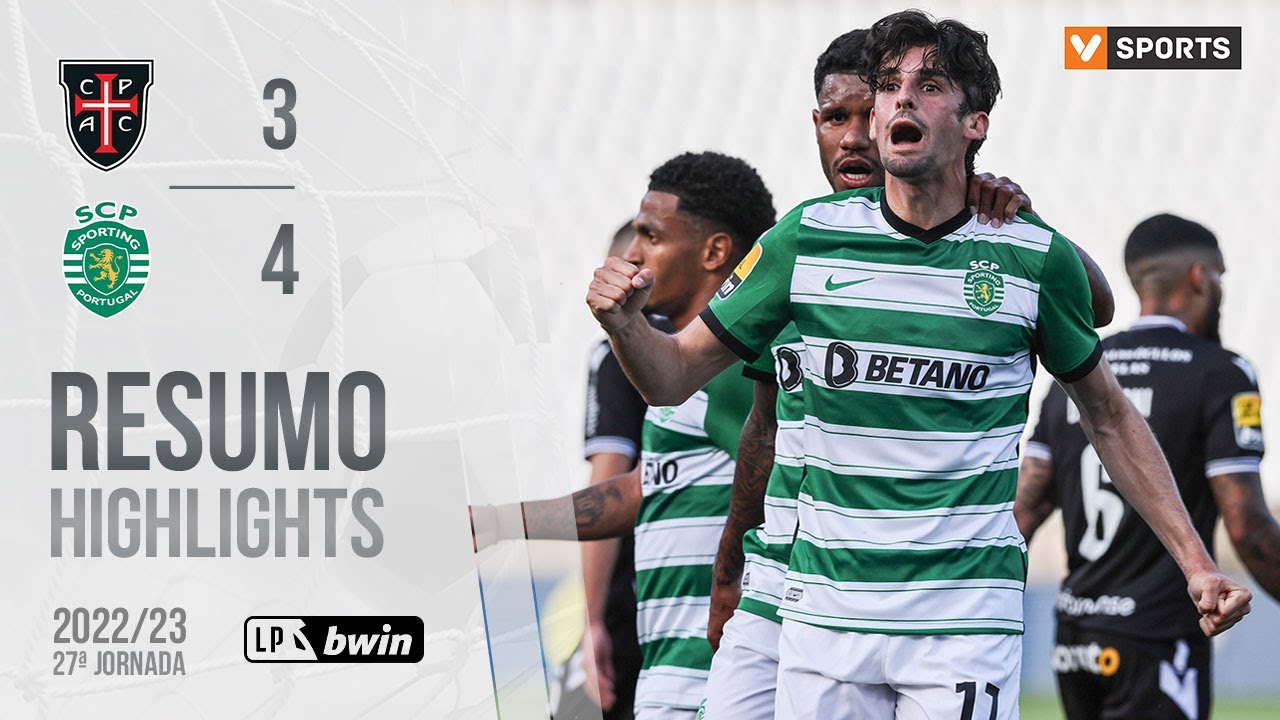 Highlights | Resumo: Casa Pia AC 3-4 Sporting (Liga 22/23 #27)