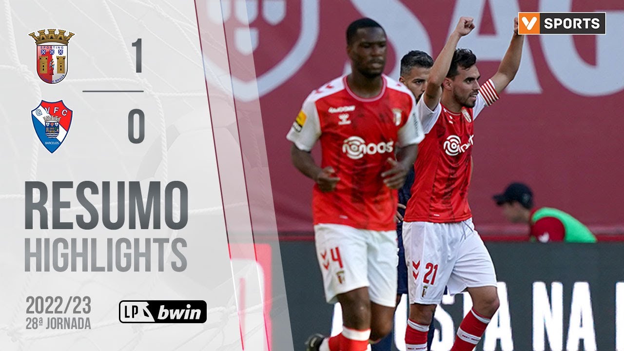 Highlights | Resumo: SC Braga 1-0 Gil Vicente (Liga 22/23 #28)