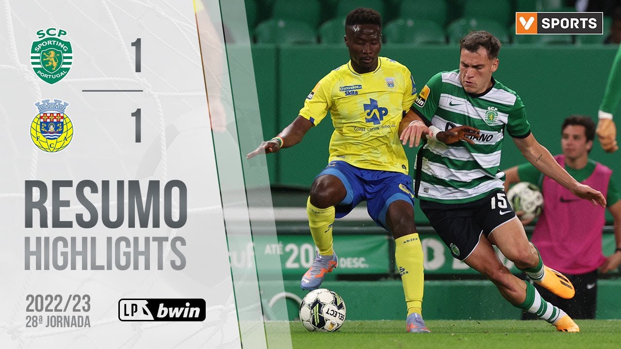Highlights | Resumo: Sporting 1-1 FC Arouca (Liga 22/23 #28)