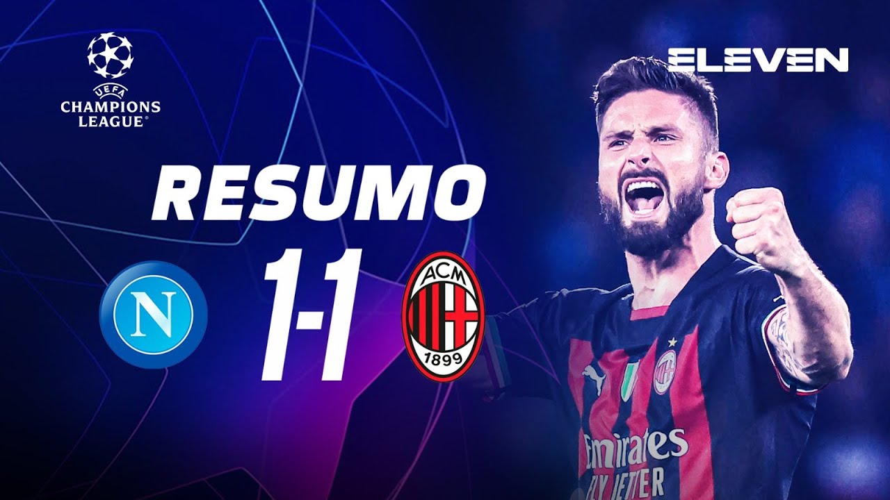 Resumo | Napoli 1-1 Milan | Champions League 22/23