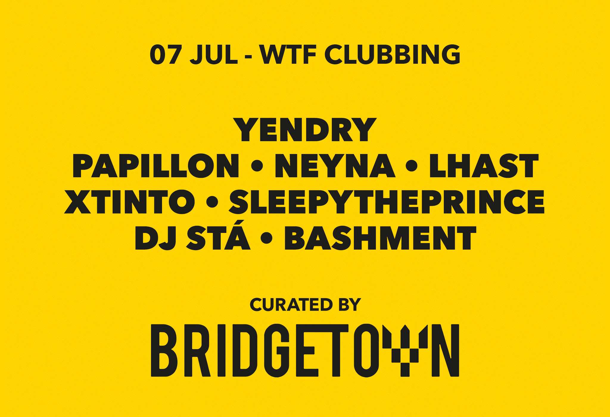 nos alive, Bridgetown é a curadora do palco WTF Clubbing de 7 de Julho do NOS Alive&#8217; 23
