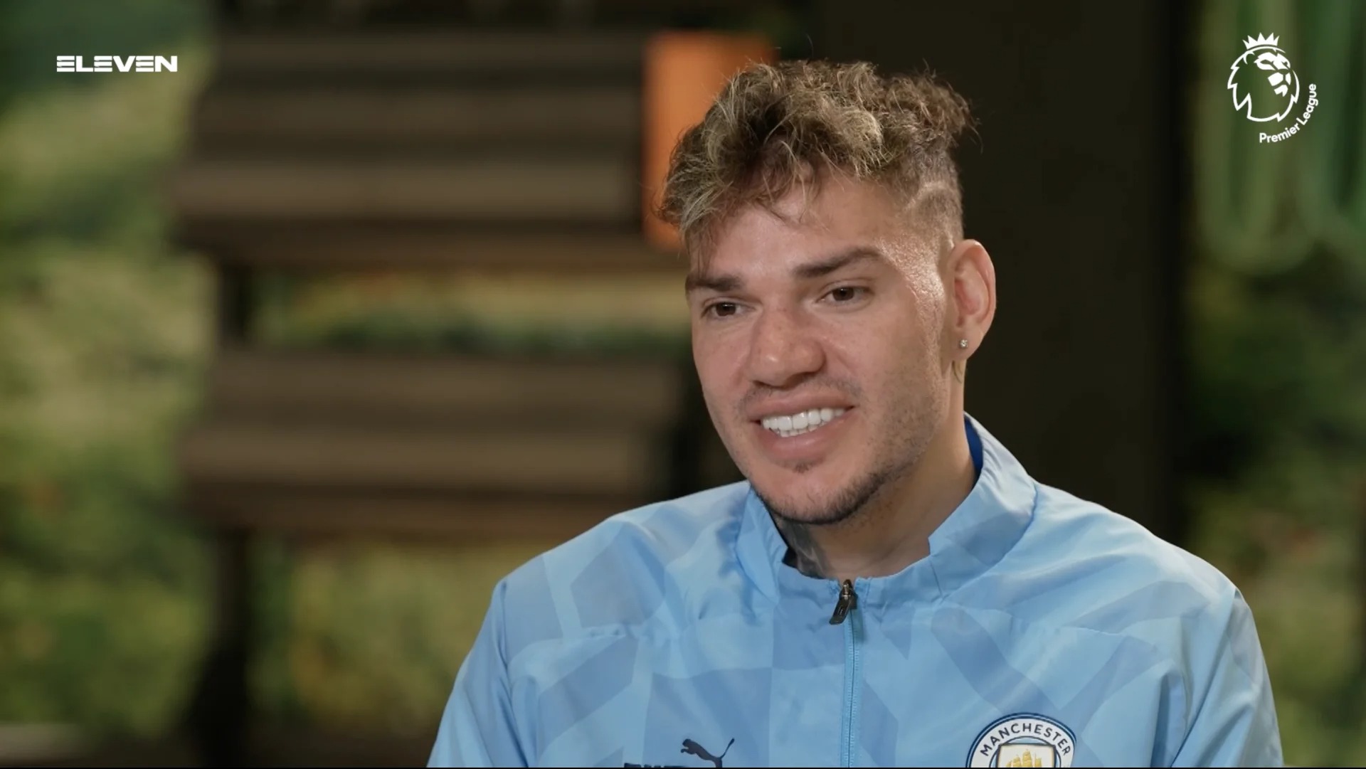 Ederson Moraes em entrevista &agrave; Eleven Sports
