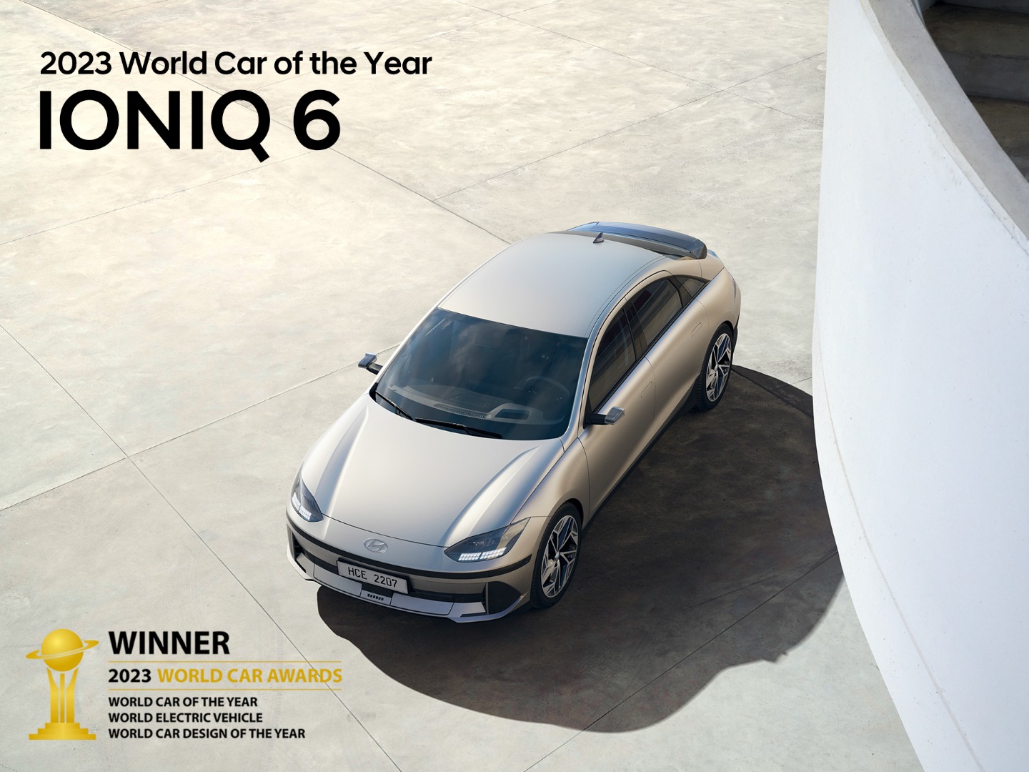 Hyundai IONIQ 6 eleito World Car of the Year, Electric Vehicle of the Year e Car Design of the Year