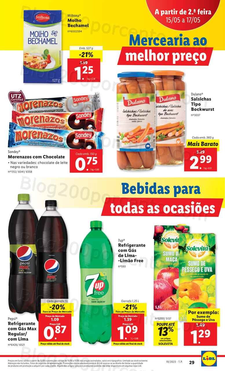 Antevis&atilde;o Exclusiva: Promo&ccedil;&otilde;es LIDL de 11 a 17 Maio &ndash; Poupe em Frescos, Mercearia e Bazar!
