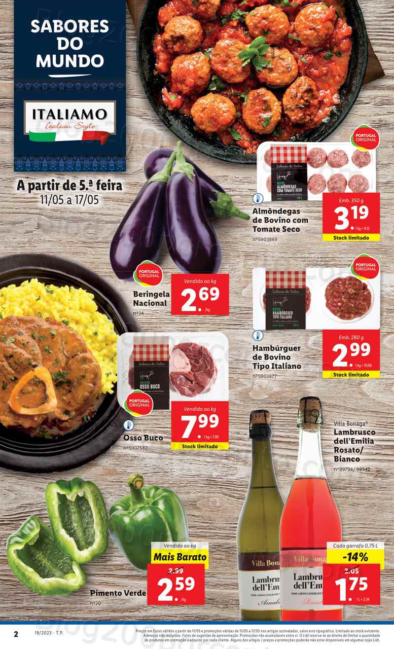 Antevis&atilde;o Folheto LIDL Sabores do Mundo Promo&ccedil;&otilde;es de 11 a 17 maio