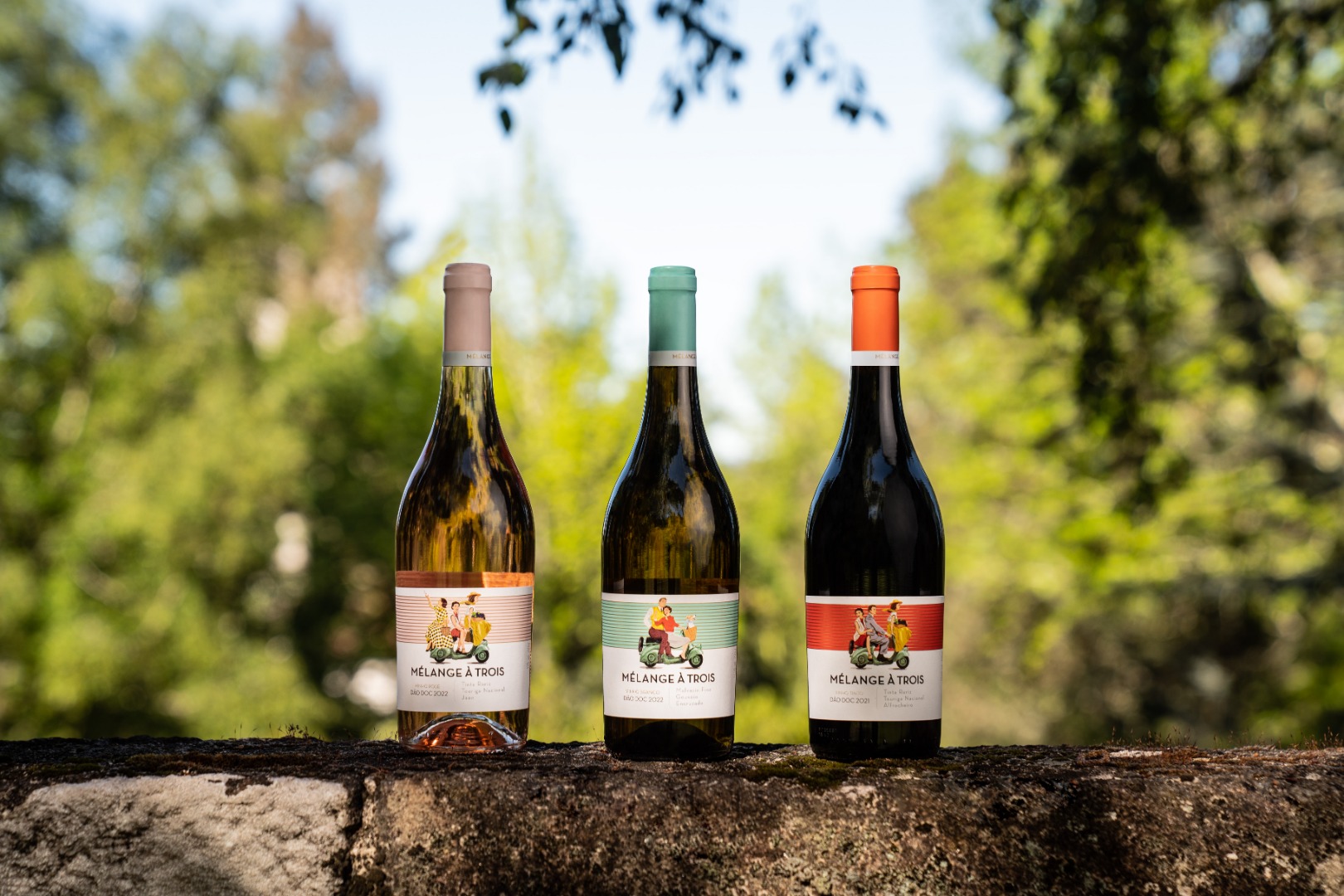 M&eacute;lange &agrave; Trois lan&ccedil;a Branco e Ros&eacute; e renova imagem: Descubra os novos sabores do D&atilde;o