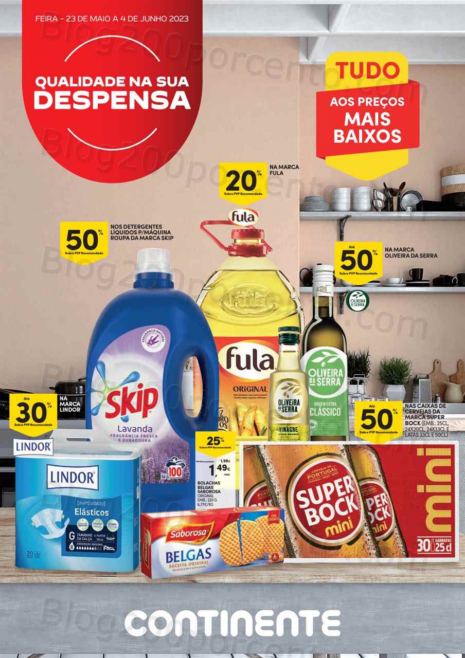 Antevis&atilde;o Folheto CONTINENTE Despensa Promo&ccedil;&otilde;es de 23 maio a 4 junho