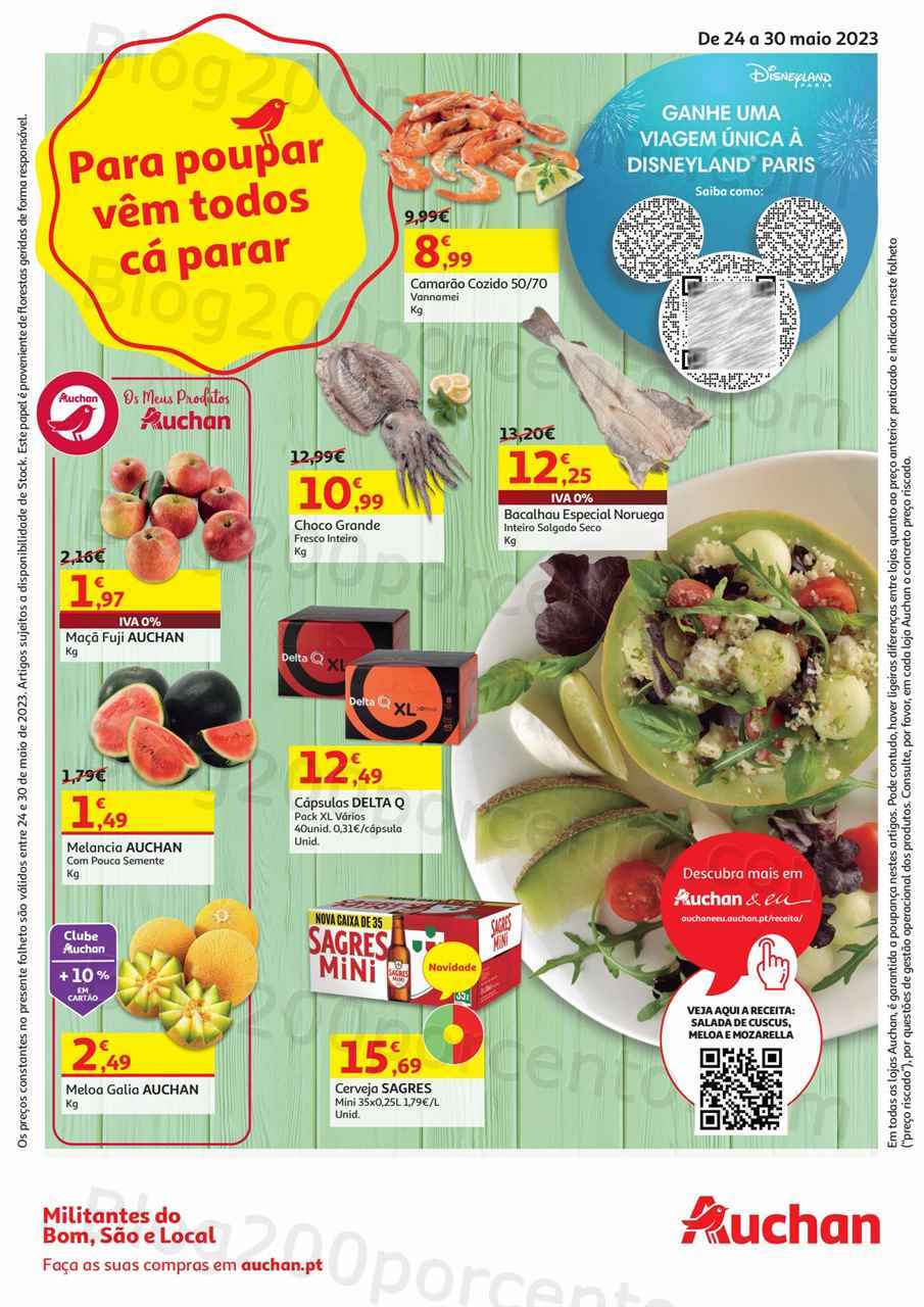 Folheto AUCHAN Promo&ccedil;&otilde;es de 24 a 30 maio