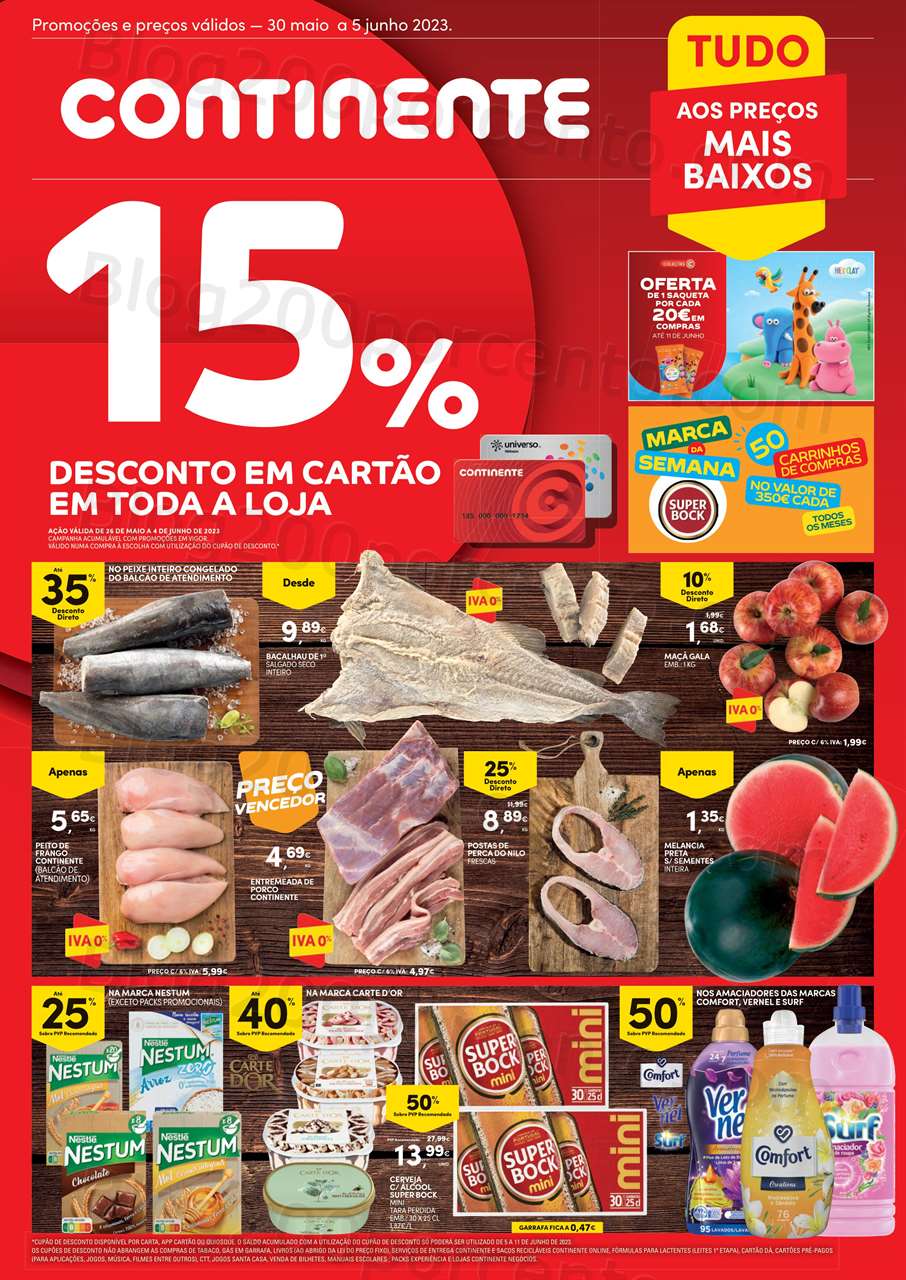 Folheto CONTINENTE Bom Dia Promo&ccedil;&otilde;es de 30 maio a 5 junho