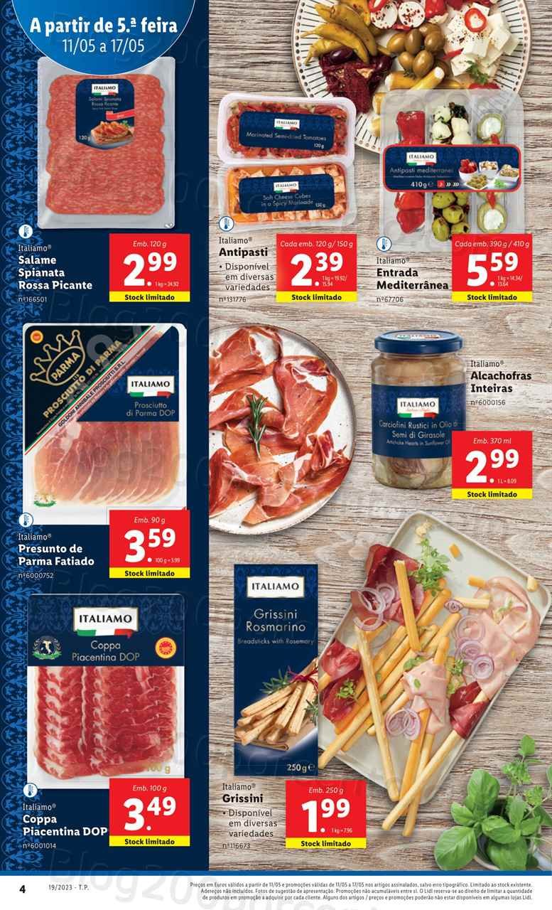 Antevis&atilde;o Exclusiva: Promo&ccedil;&otilde;es LIDL de 11 a 17 Maio &ndash; Poupe em Frescos, Mercearia e Bazar!
