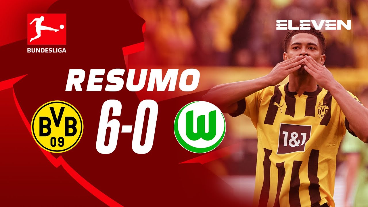 Resumo | Dortmund 6-0 Wolfsburg | Bundesliga 22/23