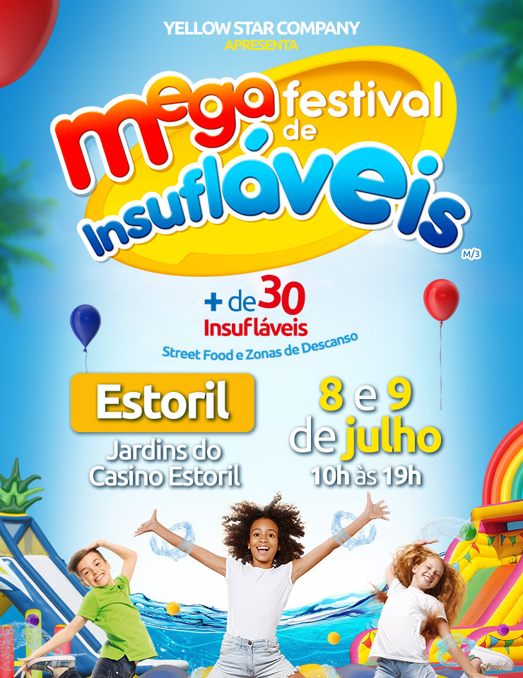 Mega Festival de Insufl&aacute;veis