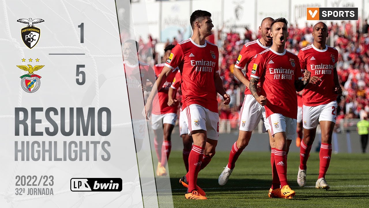 Highlights | Resumo: Portimonense 1-5 Benfica (Liga 22/23 #32)