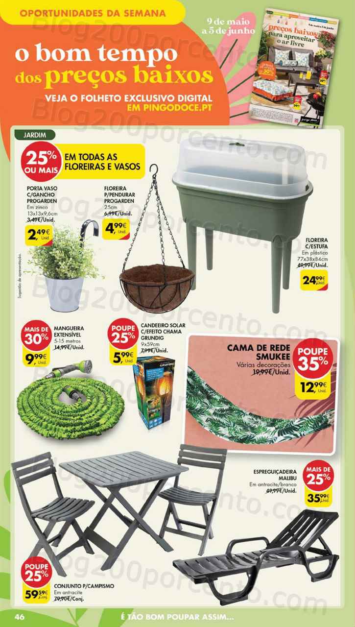 Folheto Pingo Doce Bazar Grandes Promo&ccedil;&otilde;es de 16 a 22 maio