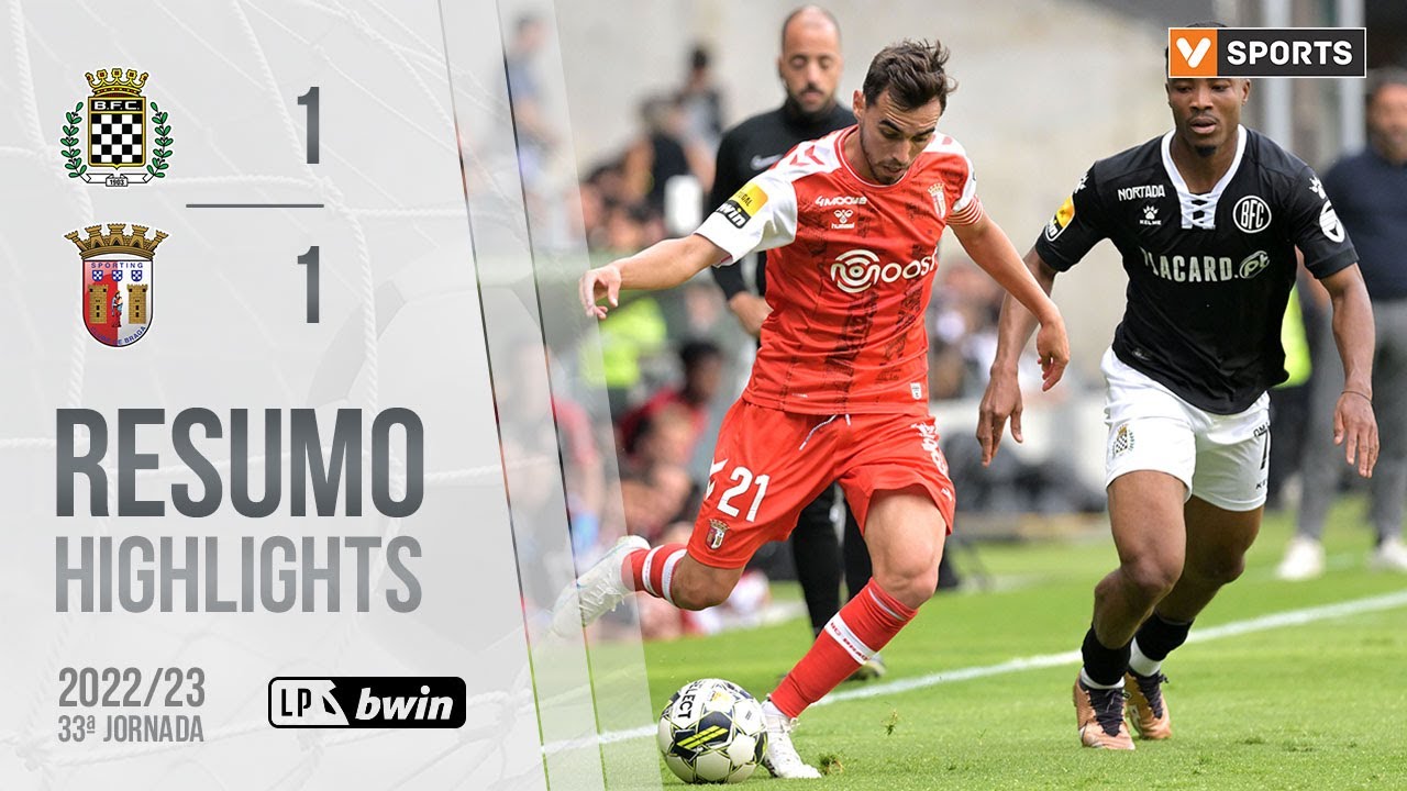 Highlights | Resumo: Boavista 1-1 SC Braga (Liga 22/23 #33)