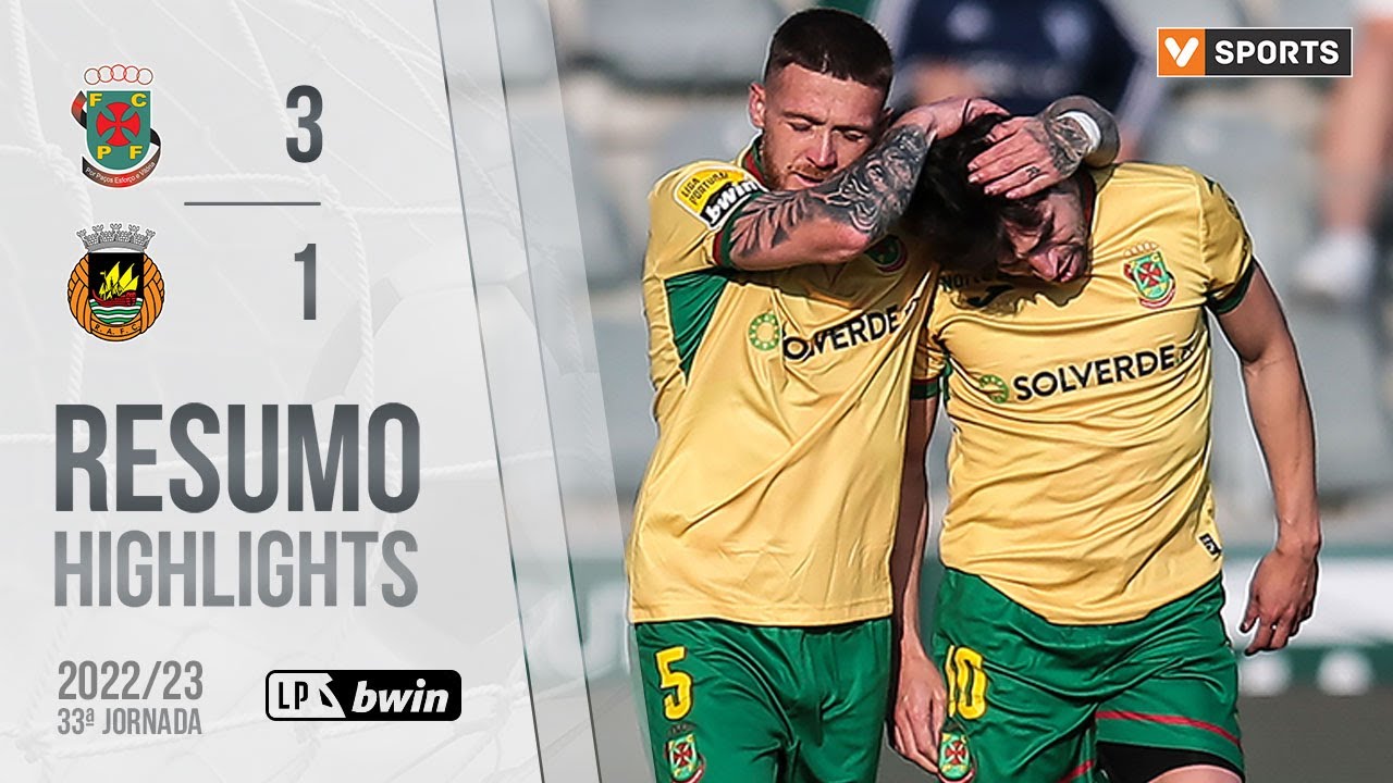 Highlights | Resumo: Pa&ccedil;os de Ferreira 3-1 Rio Ave (Liga 22/23 #33)