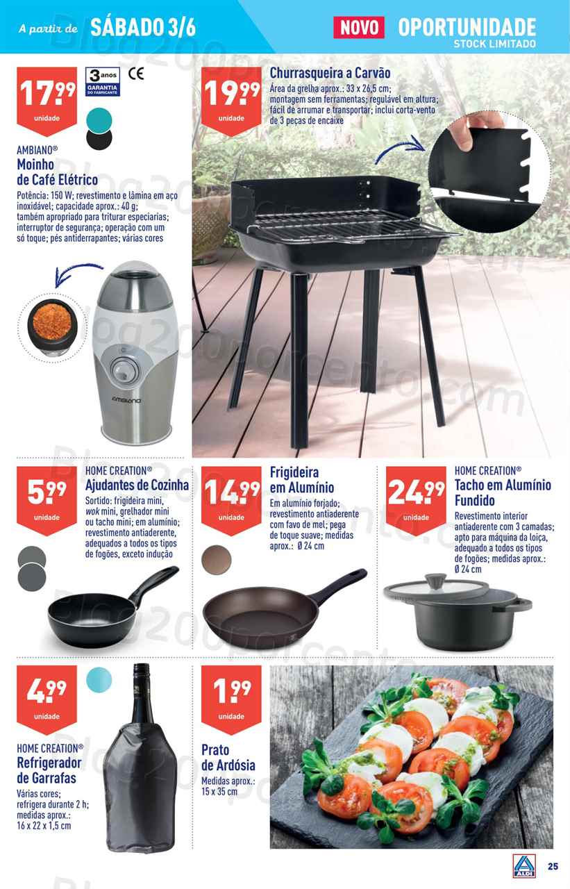 Folheto ALDI Bazar Promo&ccedil;&otilde;es a partir de 3 junho