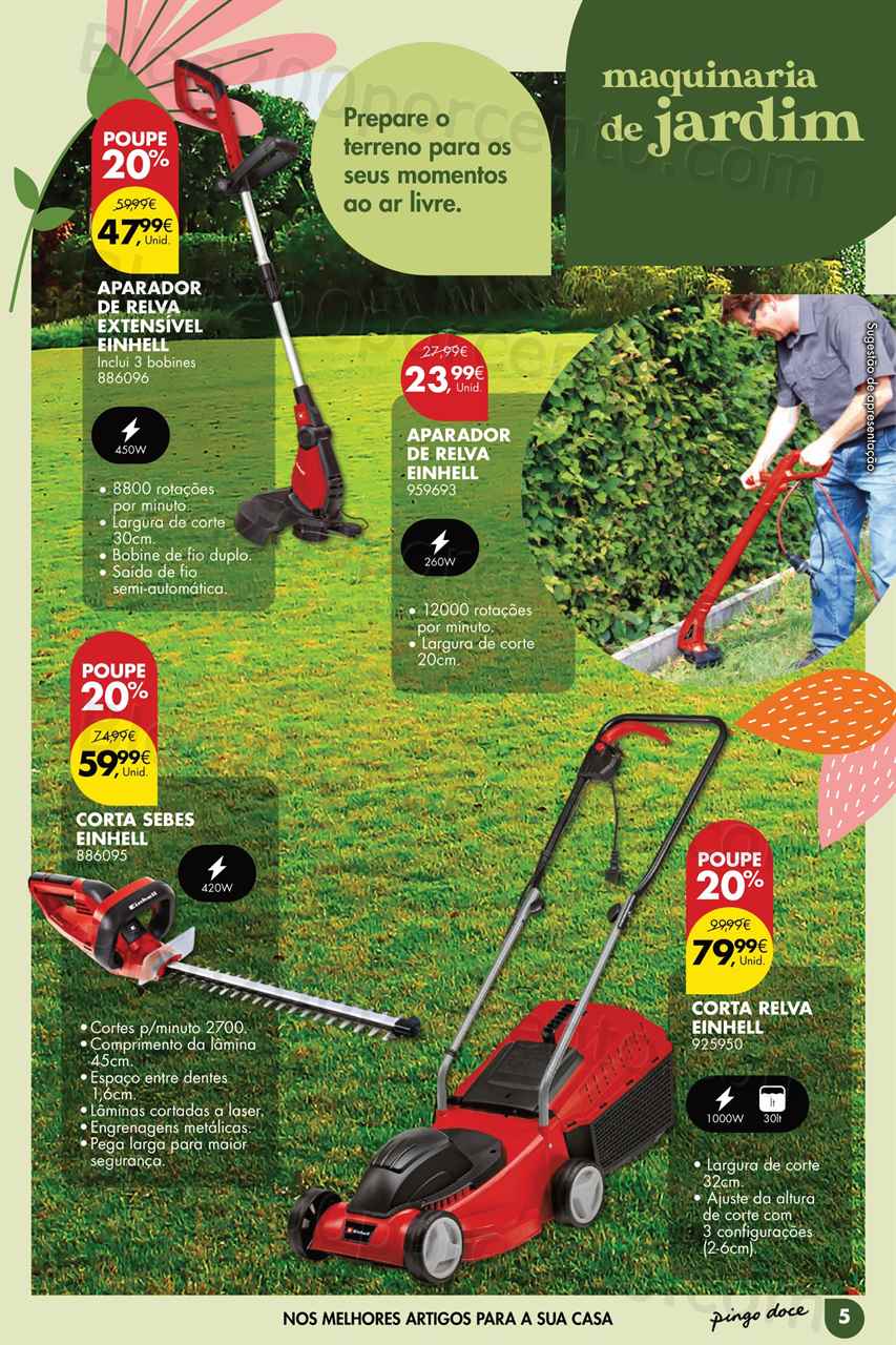 Folheto Pingo Doce Bazar Ar Livre Promo&ccedil;&otilde;es de 9 maio a 5 junho