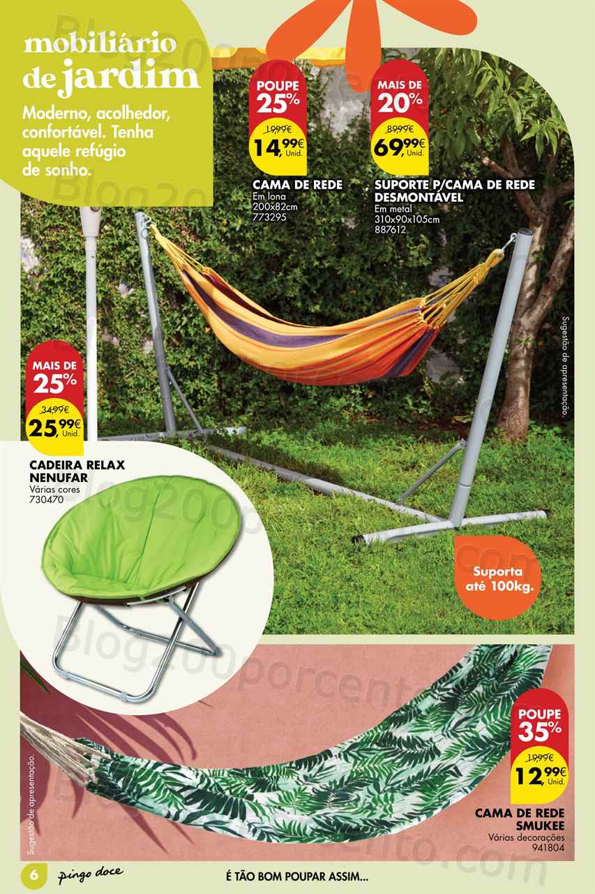 Folheto Pingo Doce Bazar Ar Livre Promo&ccedil;&otilde;es de 9 maio a 5 junho