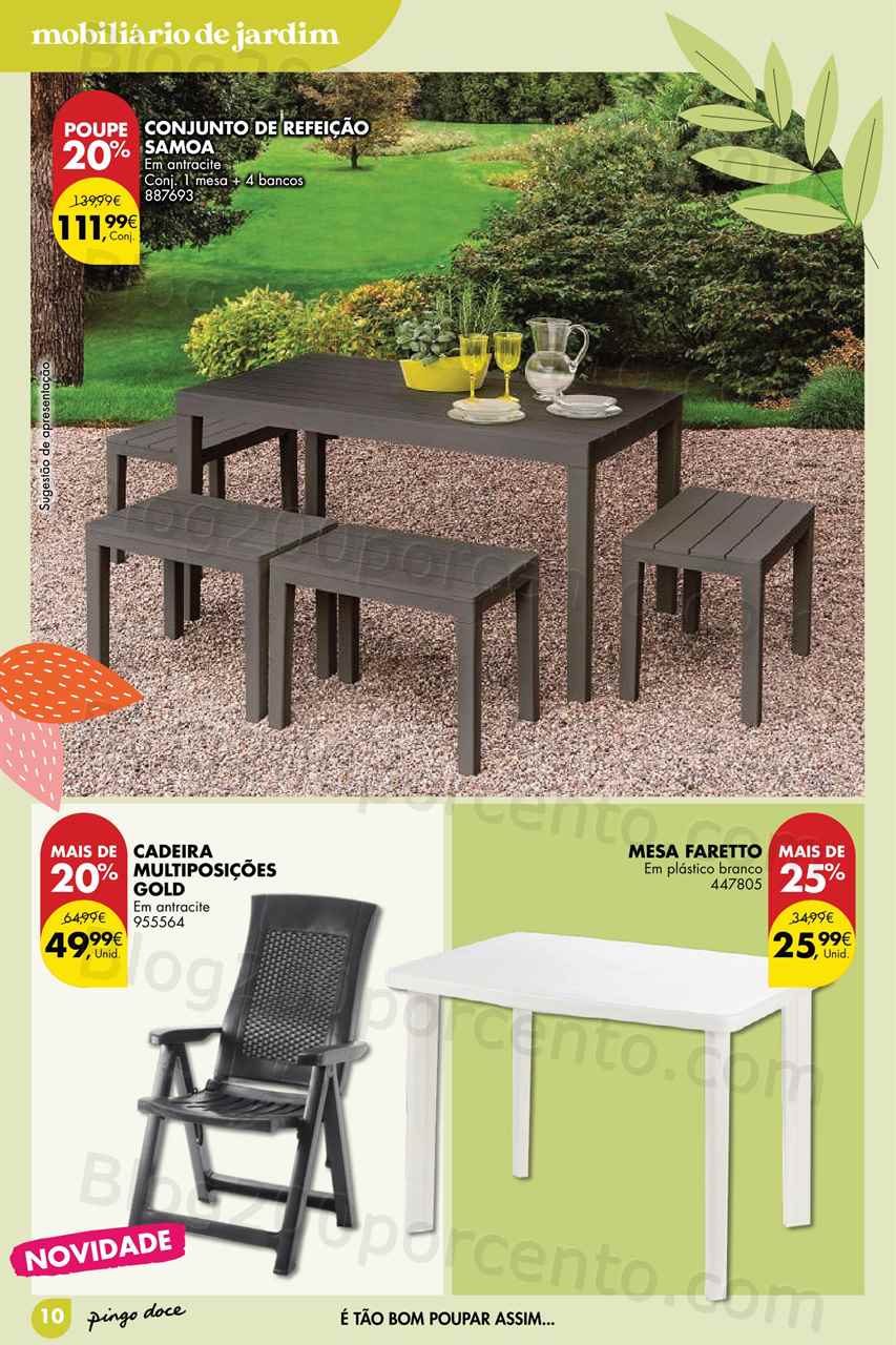 Folheto Pingo Doce Bazar Ar Livre Promo&ccedil;&otilde;es de 9 maio a 5 junho