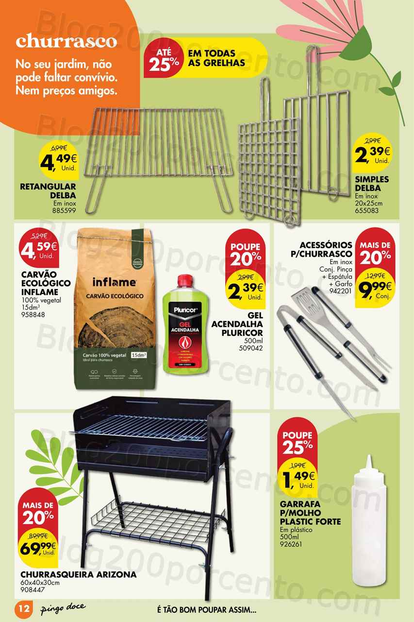 Folheto Pingo Doce Bazar Ar Livre Promo&ccedil;&otilde;es de 9 maio a 5 junho