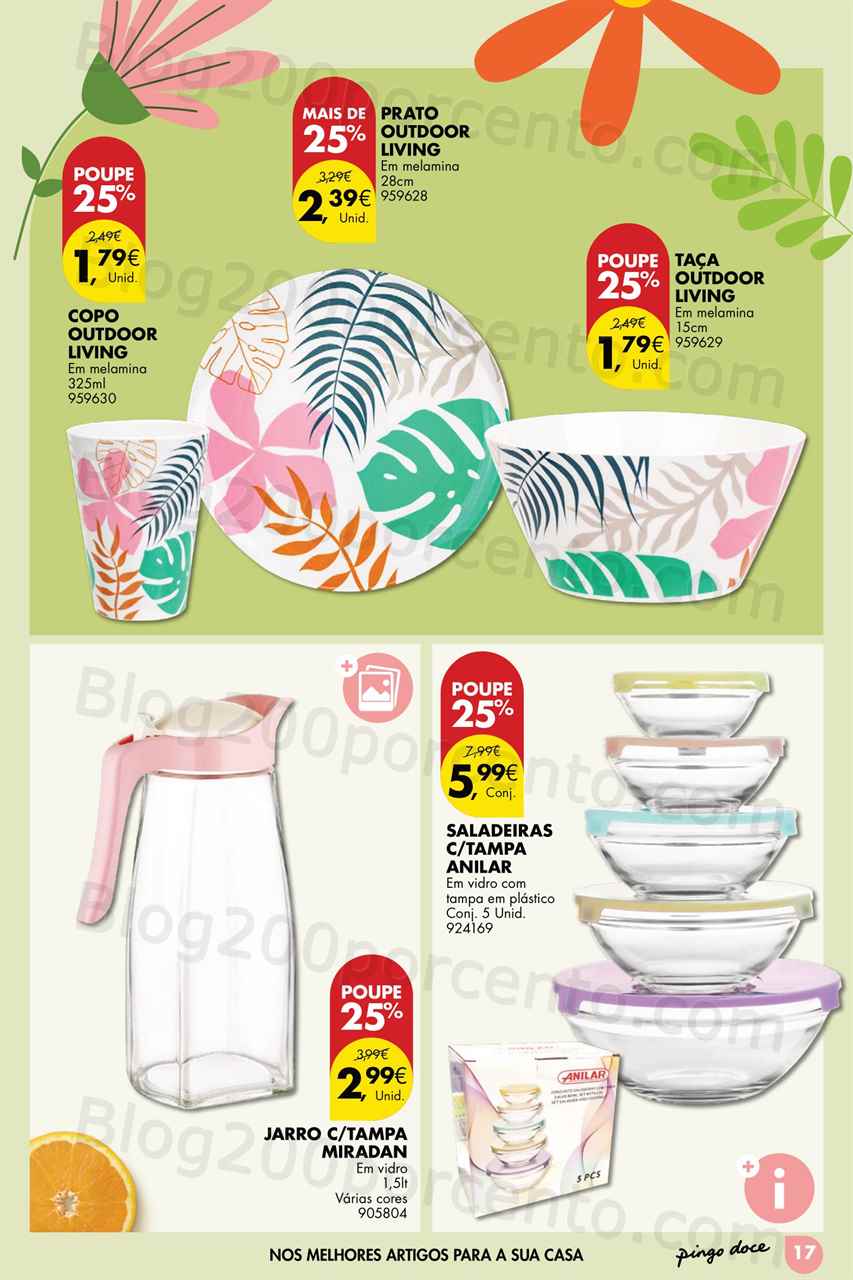 Folheto Pingo Doce Bazar Ar Livre Promo&ccedil;&otilde;es de 9 maio a 5 junho