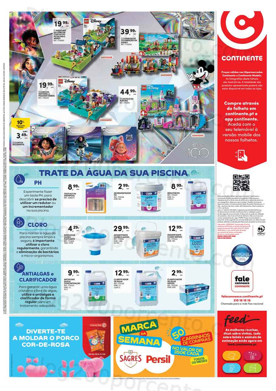 Antevis&atilde;o Folheto CONTINENTE Modelo – Hiper Promo&ccedil;&otilde;es de 23 a 29 maio