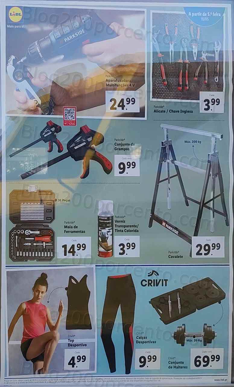 Antevis&atilde;o Folheto LIDL Bazar Promo&ccedil;&otilde;es a partir de 18 maio
