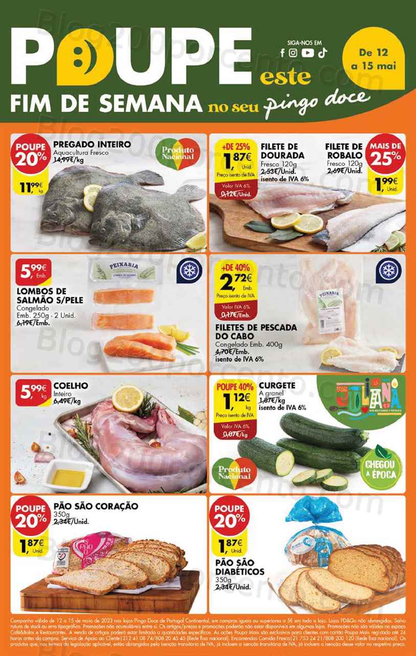 Folheto Pingo Doce Norte Promo&ccedil;&otilde;es Fim de Semana – 12 a 15 maio