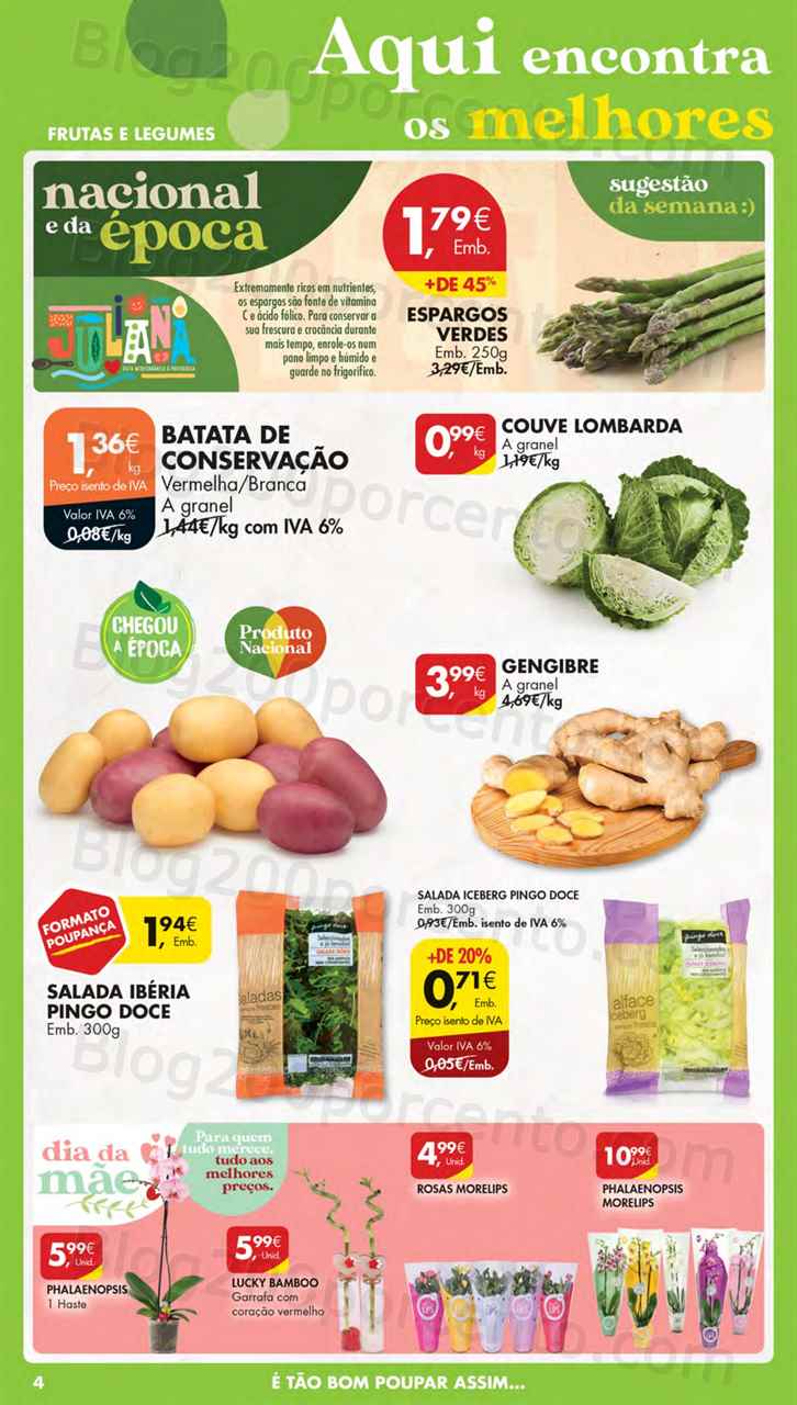 Folheto Pingo Doce Lojas Norte Promo&ccedil;&otilde;es de 2 a 8 maio