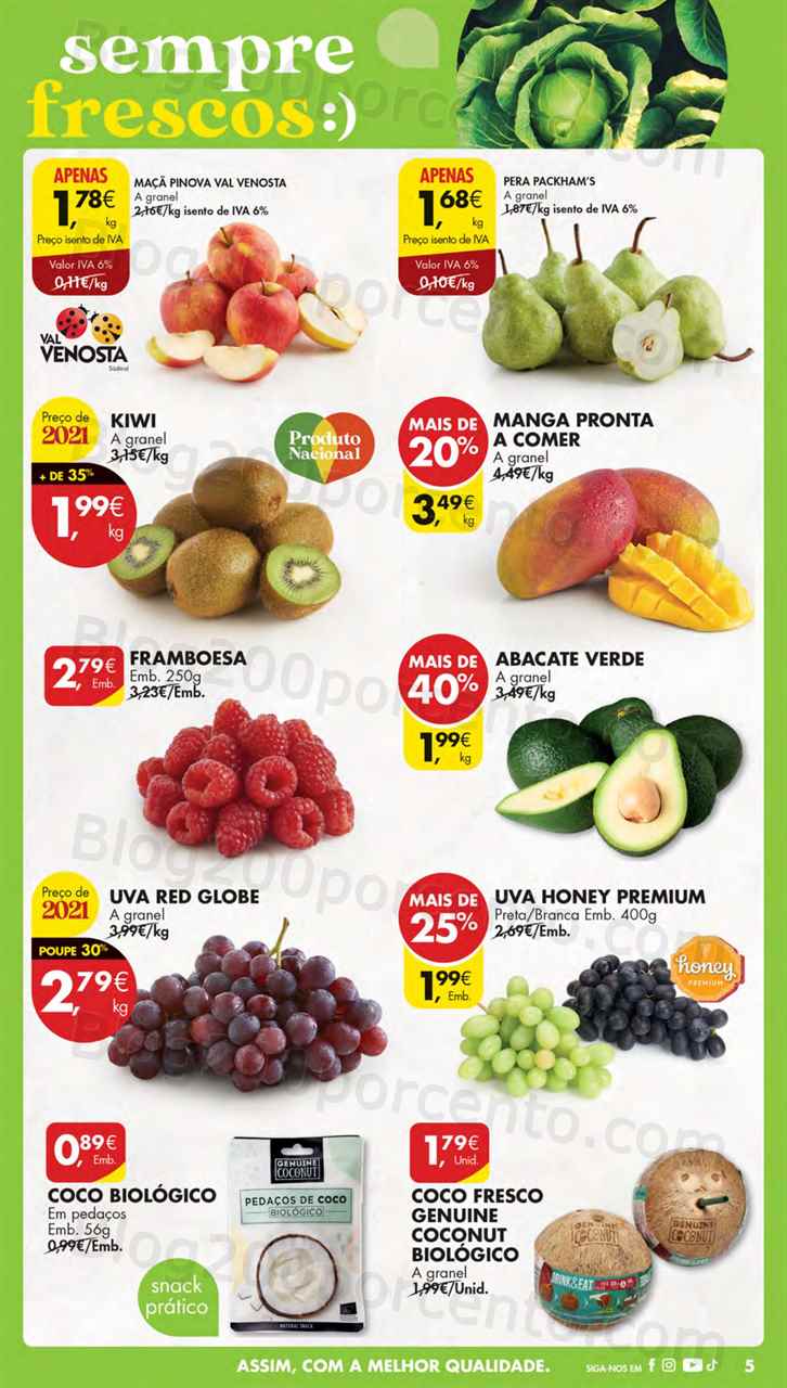 Folheto Pingo Doce Lojas Norte Promo&ccedil;&otilde;es de 2 a 8 maio