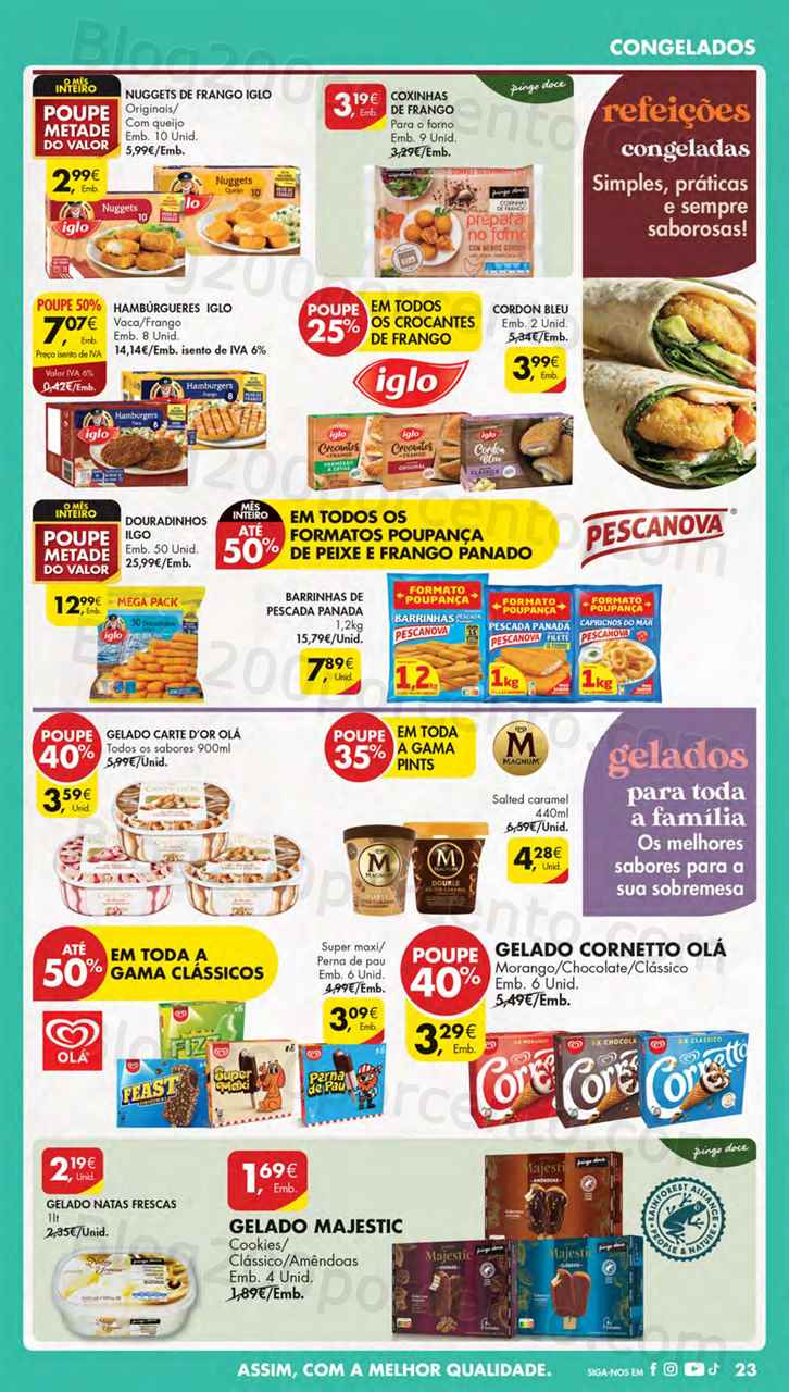 Folheto Pingo Doce Lojas Norte Promo&ccedil;&otilde;es de 2 a 8 maio