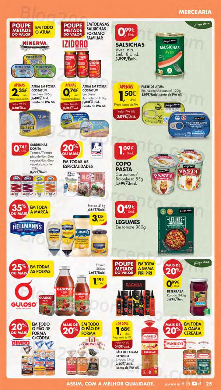 Folheto Pingo Doce Lojas Norte Promo&ccedil;&otilde;es de 2 a 8 maio