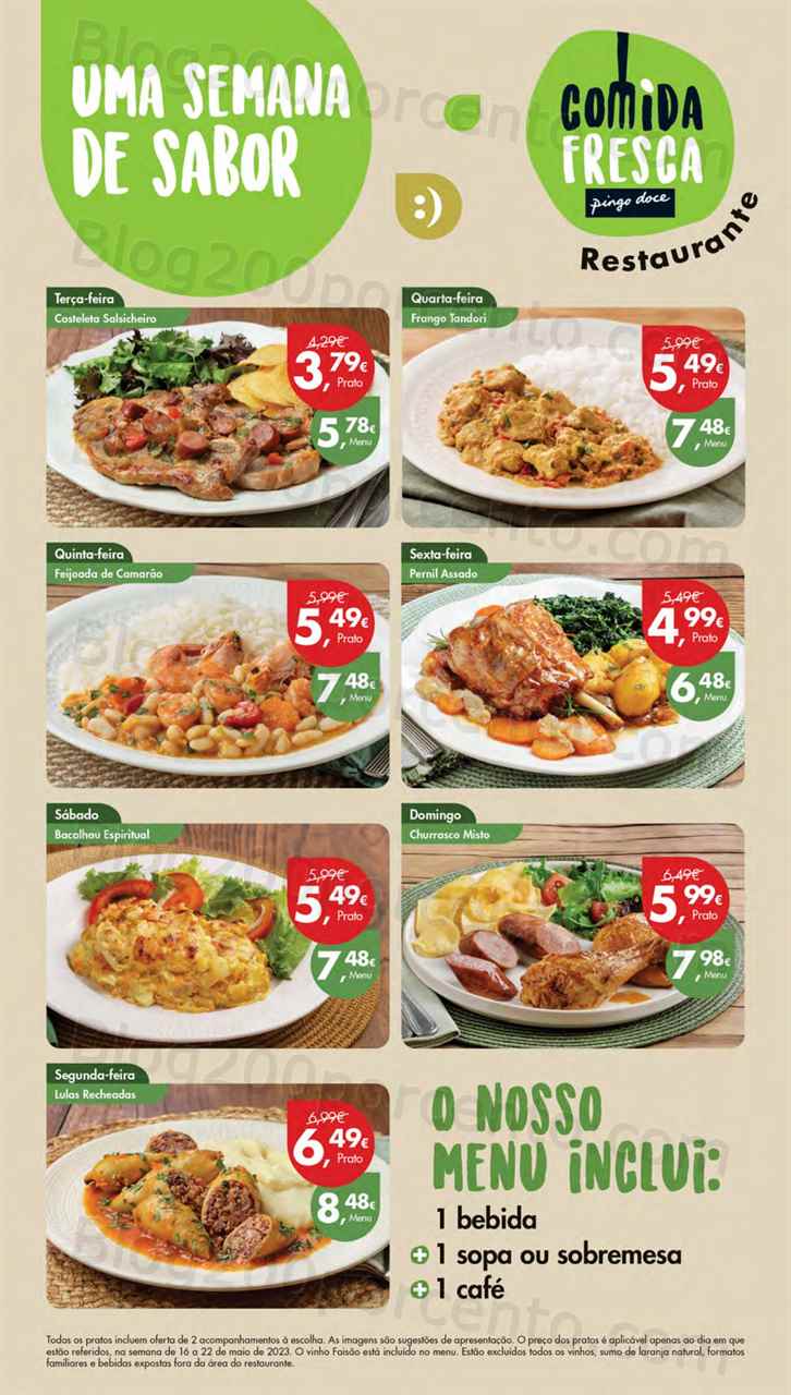 Folheto Pingo Doce Lojas Norte Promo&ccedil;&otilde;es de 16 a 22 maio