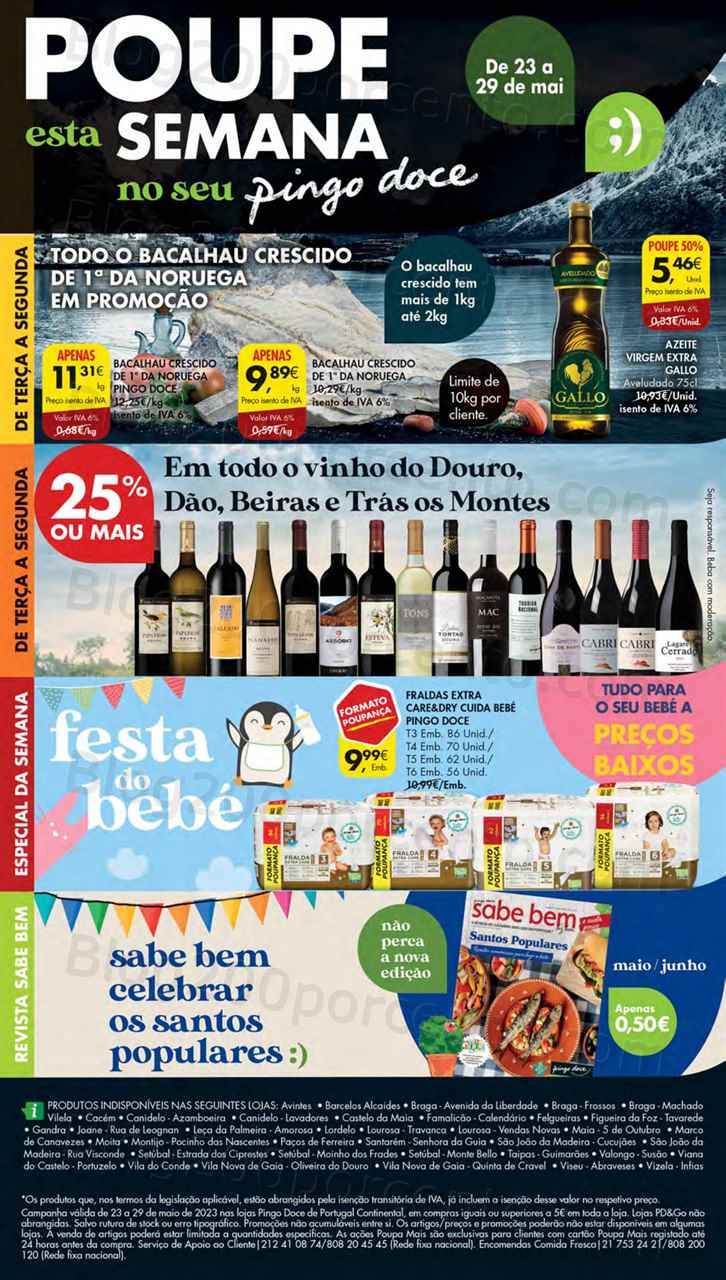 Folheto Pingo Doce Norte Promo&ccedil;&otilde;es de 23 a 29 maio
