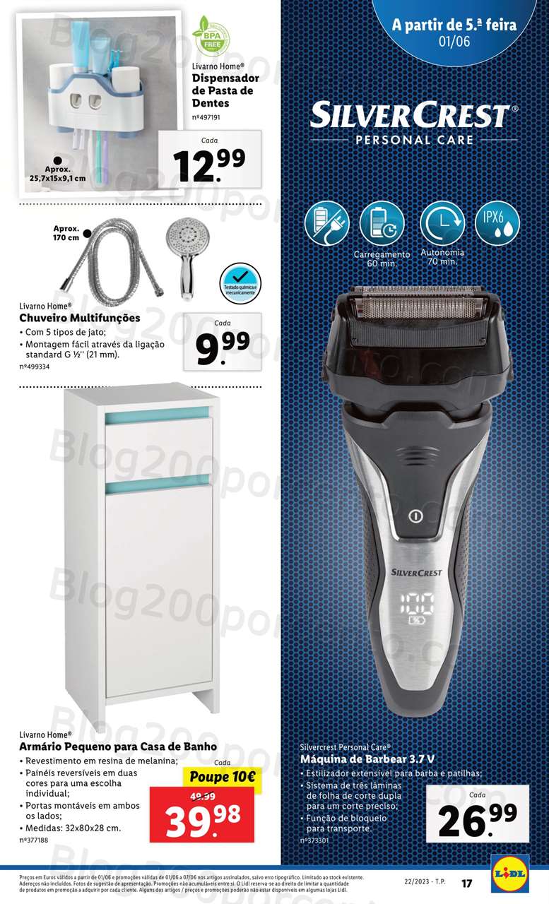 Folheto LIDL Bazar Promo&ccedil;&otilde;es a partir de 1 junho