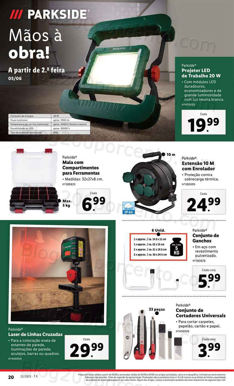 Folheto LIDL Bazar Promo&ccedil;&otilde;es a partir de 5 junho