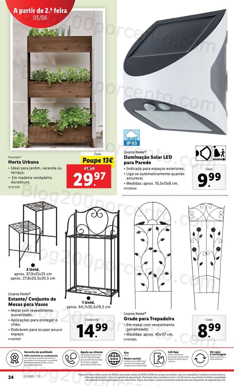 Folheto LIDL Bazar Promo&ccedil;&otilde;es a partir de 5 junho