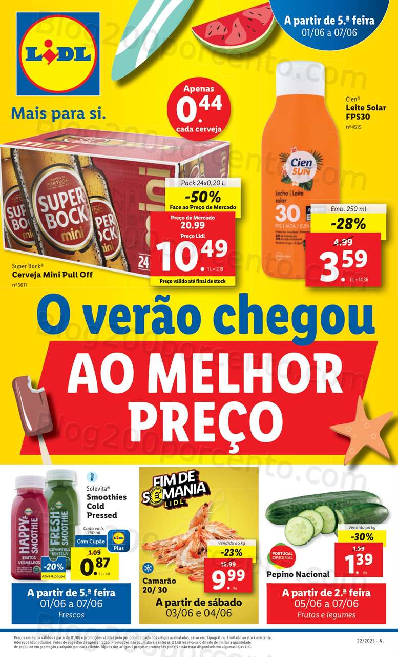 Folheto LIDL Promo&ccedil;&otilde;es de 1 a 7 junho