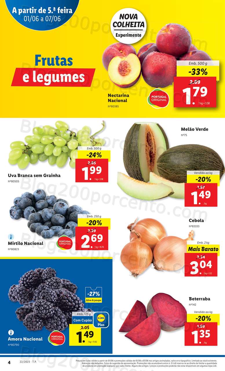 Folheto LIDL Promo&ccedil;&otilde;es de 1 a 7 junho
