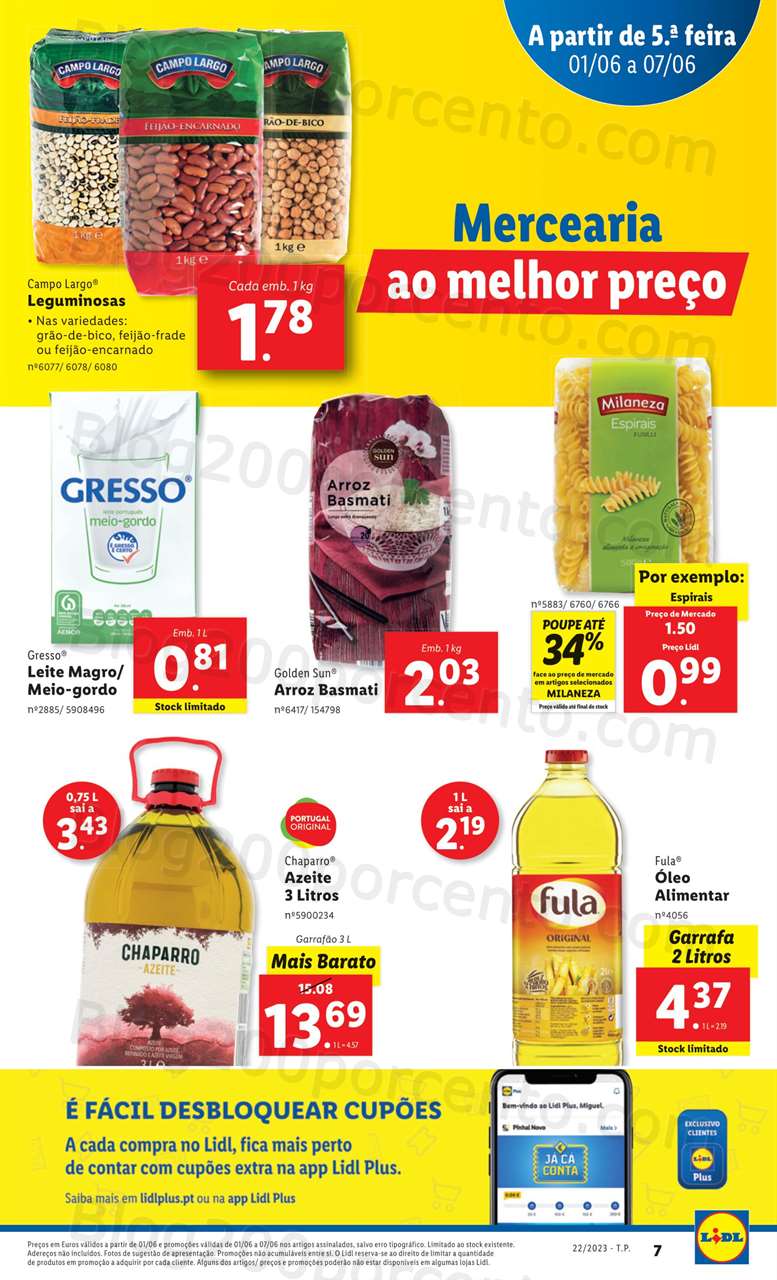 Folheto LIDL Promo&ccedil;&otilde;es de 1 a 7 junho