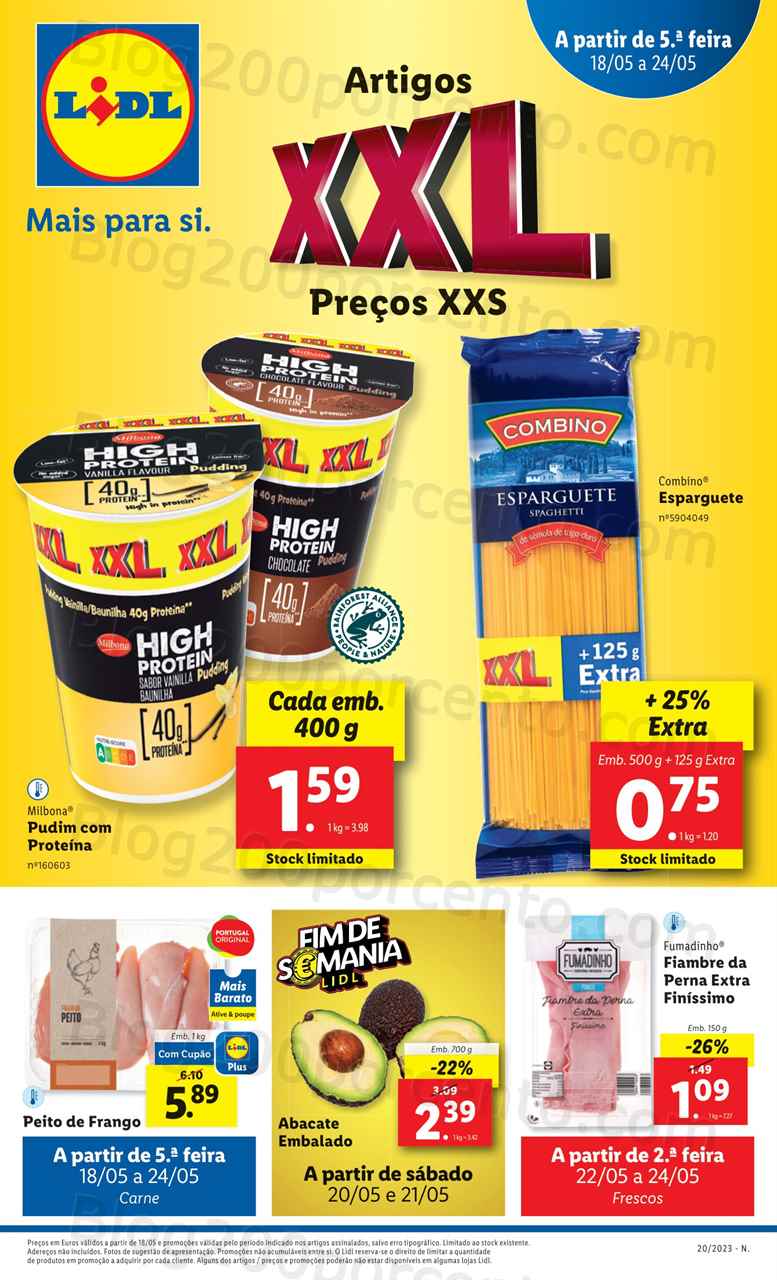 Antevis&atilde;o Folheto LIDL Promo&ccedil;&otilde;es de 18 a 24 maio