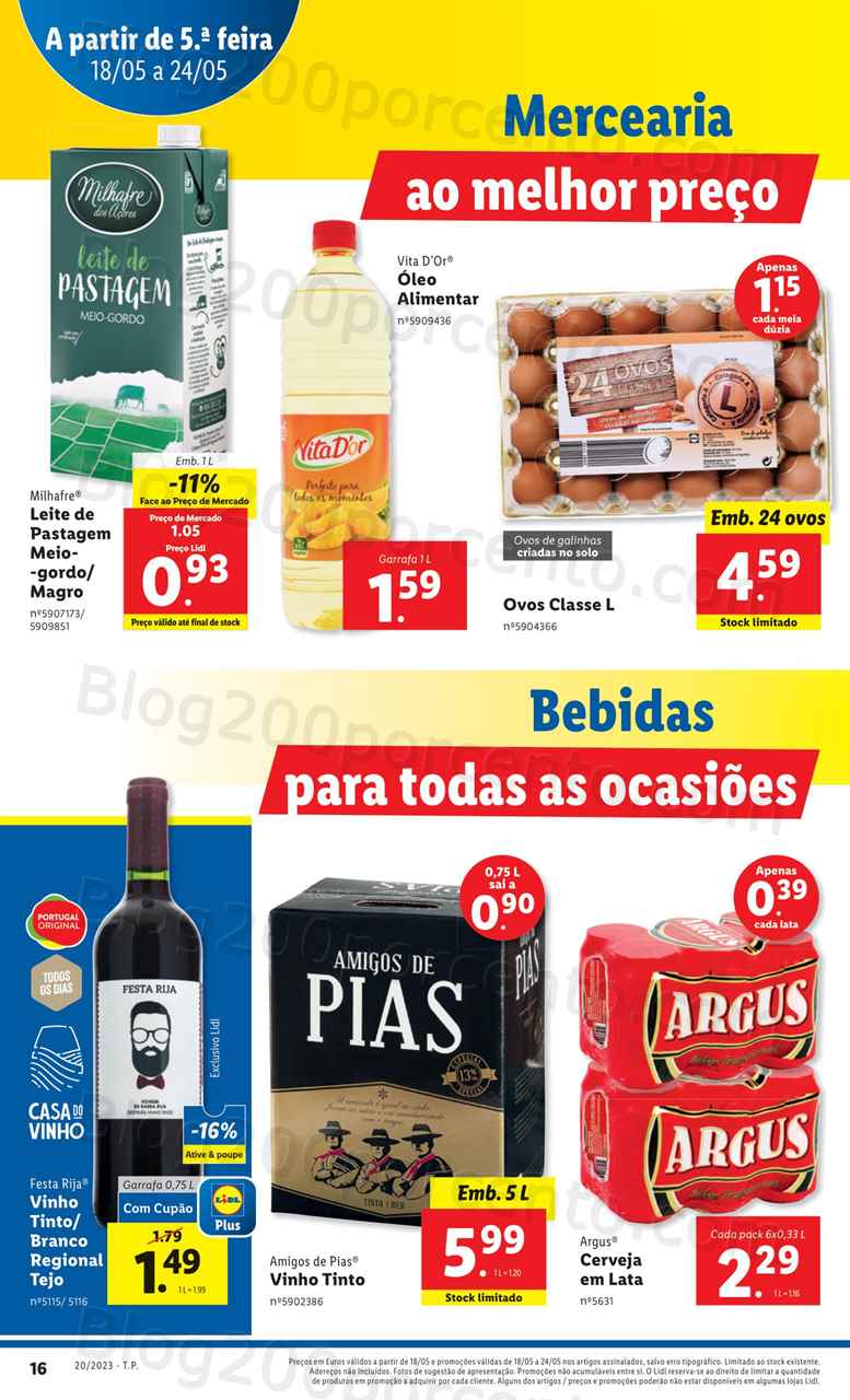 Antevis&atilde;o Folheto LIDL Promo&ccedil;&otilde;es de 18 a 24 maio