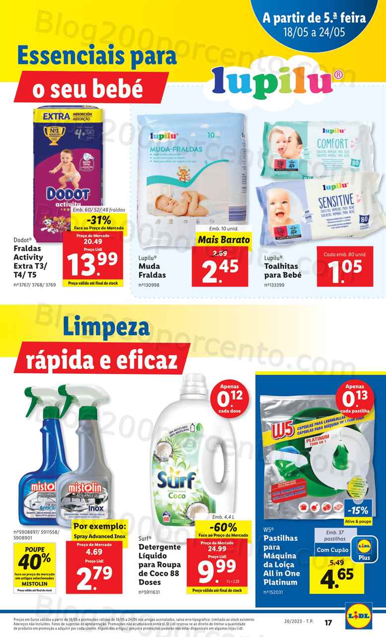Antevis&atilde;o Folheto LIDL Promo&ccedil;&otilde;es de 18 a 24 maio